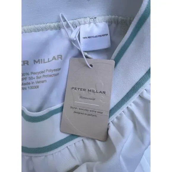 Peter Millar Mickey pleated white golf skirt size M - Picture 3 of 5